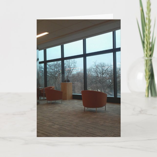 "At Semester's Edge" Get Well Card (Front)