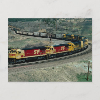 AT&SF GE POSTCARD