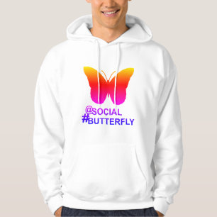 At Social Hashtag Butterfly [Hyper Filter remix] Hoodie