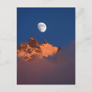 At Sunrise   Aiguille du Plan Chamonix, France Postcard