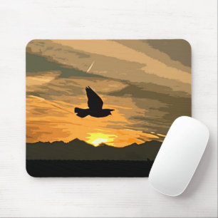 At sunrise mouse pad