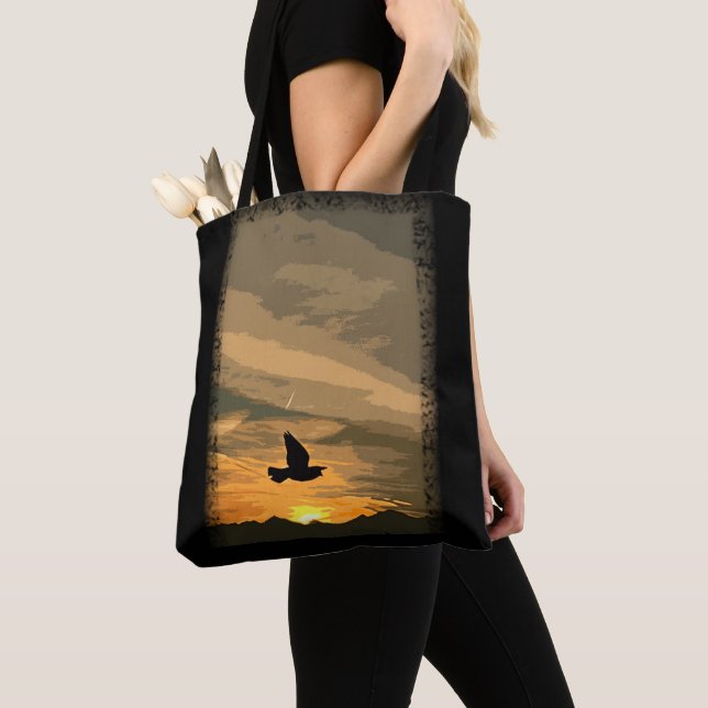 At sunrise tote bag (Close Up)