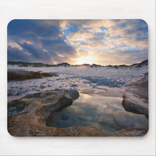At Sunset In A Puddle Mouse Pad