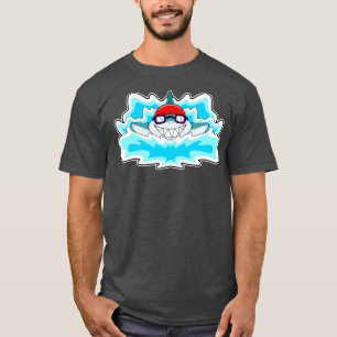 at Swimming with Swimming goggles T-Shirt