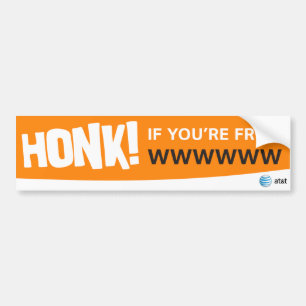 AT&T honk if sticker