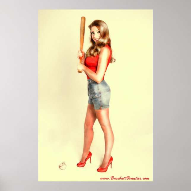 At the ball park poster (Front)