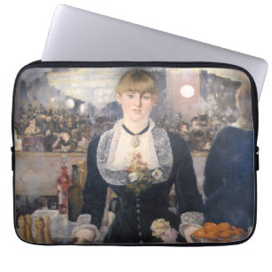 At the bar of the follies-bergere Edouard Manet Laptop Sleeve