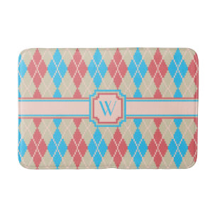 At the Beach Argyle Bath Mat