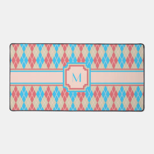 At the Beach Argyle Desk Mat