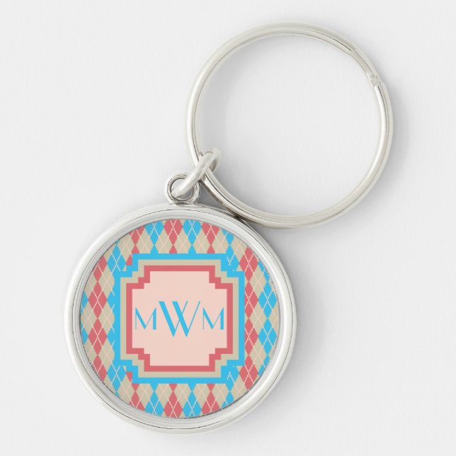 At the Beach Argyle Keychain (Front)