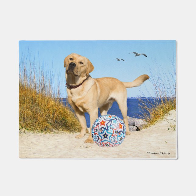 "At The Beach" Doormat (Front)