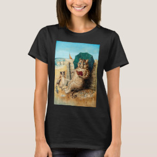 At The Beach, Louis Wain T-Shirt