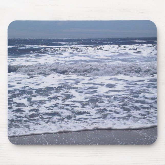 at the beach mouse pad (Front)