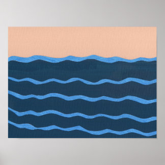 At the Beach Poster