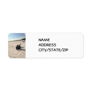 AT THE BEACH RETURN ADDRESS LABELS