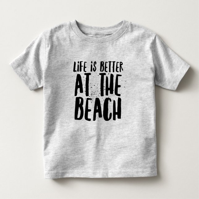 At The Beach Toddler T-Shirt (Front)