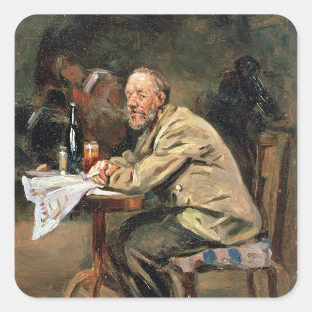 At the Bottle Square Sticker (Front)