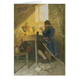 At the Cards in Cluny’s Cage by NC Wyeth