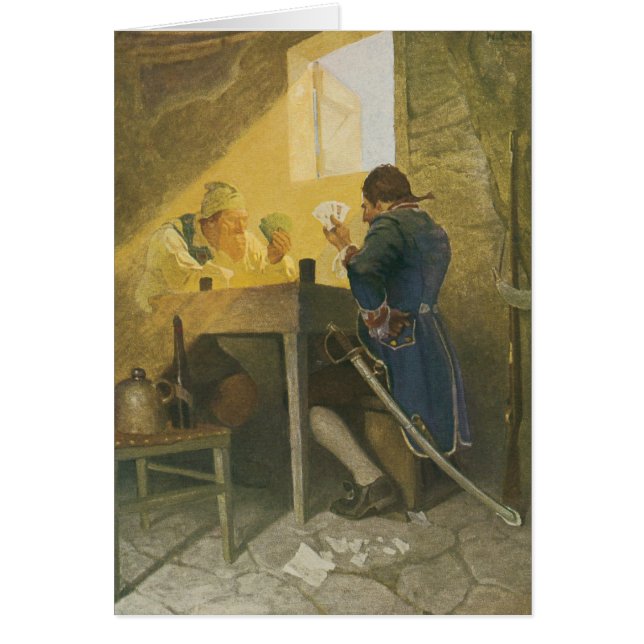 At the Cards in Cluny’s Cage by NC Wyeth (Front)