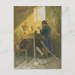 At the Cards in Cluny’s Cage by NC Wyeth