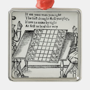 At the Chess Board Metal Tree Decoration