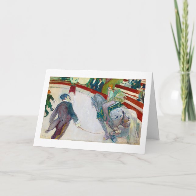 At the Circus, Lautrec Card (Front)