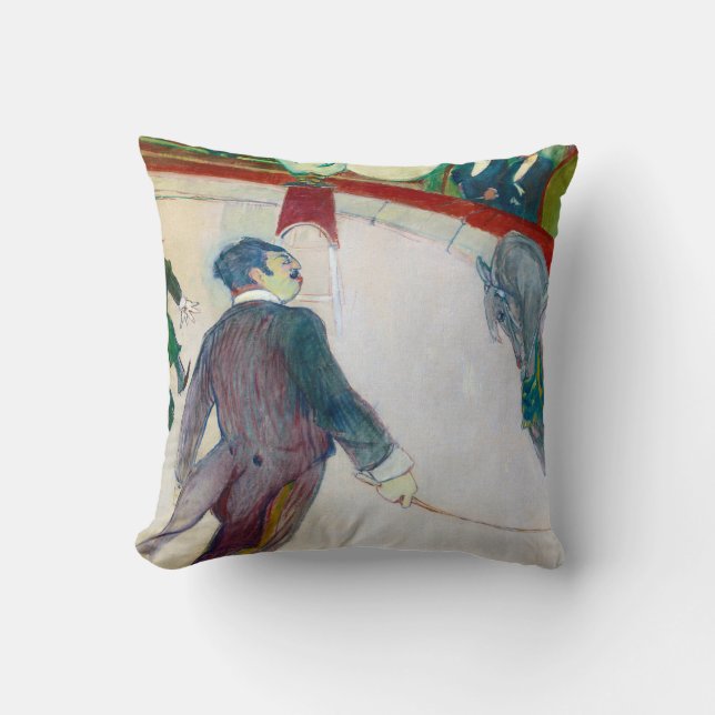 At the Circus, Lautrec Cushion (Front)
