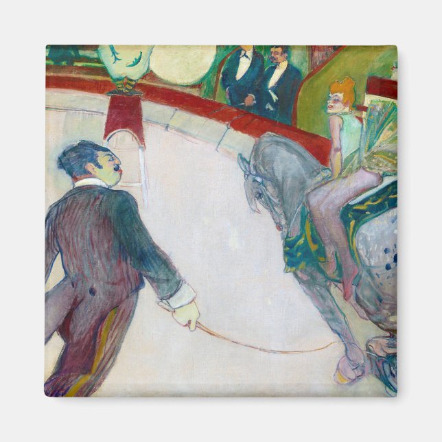 At the Circus, Lautrec Magnet (Front)