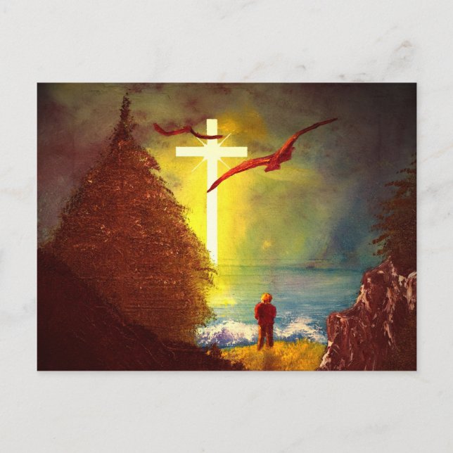 At the Cross Postcard (Front)