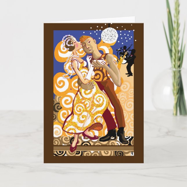 At the dance card (Front)