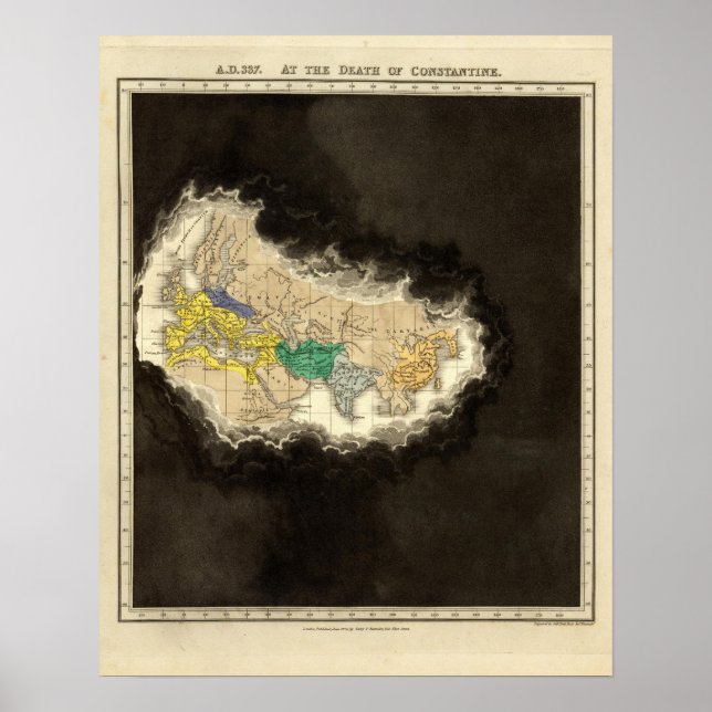 At The Death of Constantine 337 AD Poster (Front)