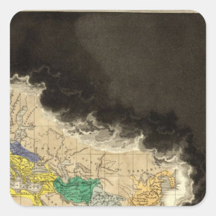 At The Death of Constantine 337 AD Square Sticker