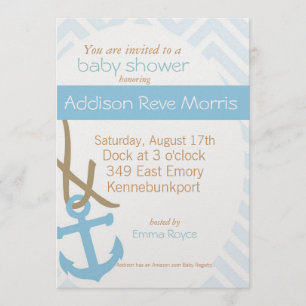 At the Docks Nautical Invitation