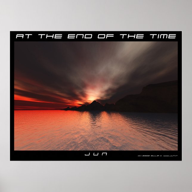 AT THE END OF THE TIME POSTER (Front)