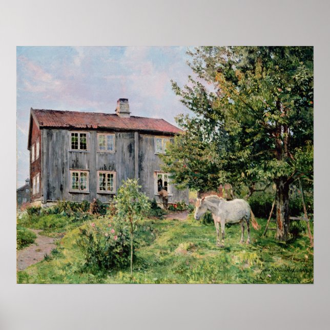 At the Farm, 1889 Poster (Front)