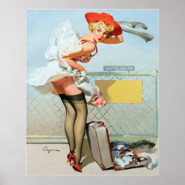 At the Gate Pin Up Poster (Front)