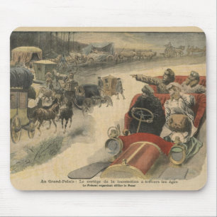 At the Grand Palais history of locomotion Mouse Pad