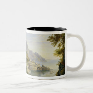At the Gulf of Salerno, 1826 Two-Tone Coffee Mug