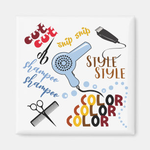 At The Hair Salon Magnet