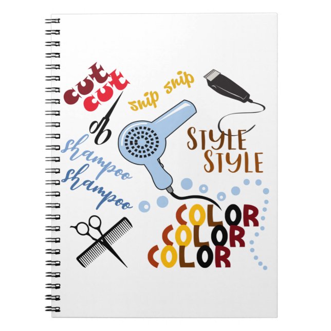 At The Hair Salon Notebook (Front)