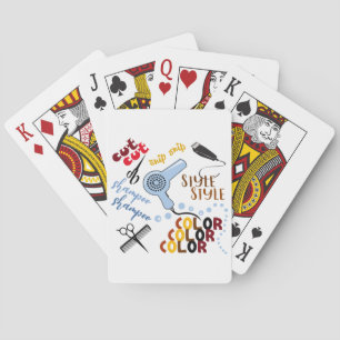 At The Hair Salon Playing Cards