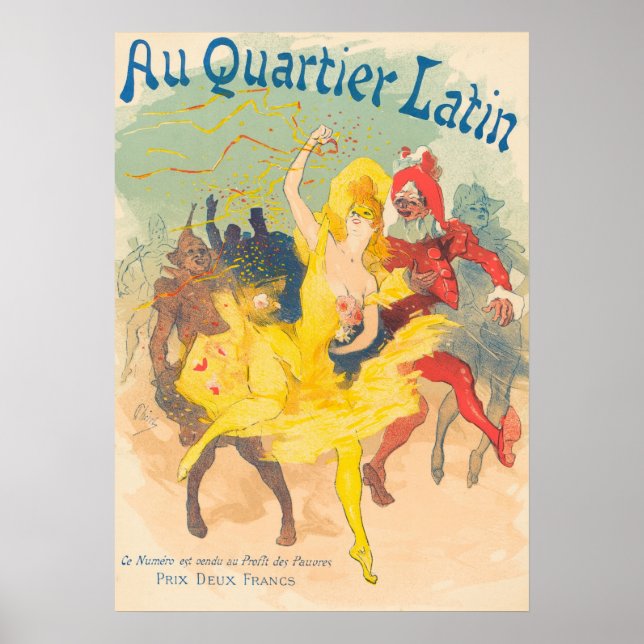 At the Latin Quarter "To the Latin Quarter" Poster (Front)