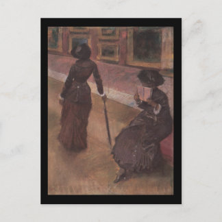 At The Louvre Postcard