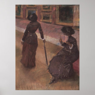 At The Louvre Poster