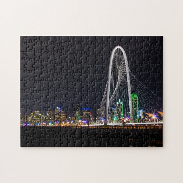 At The Margaret Hunt Hill Bridge Jigsaw Puzzle (Horizontal)