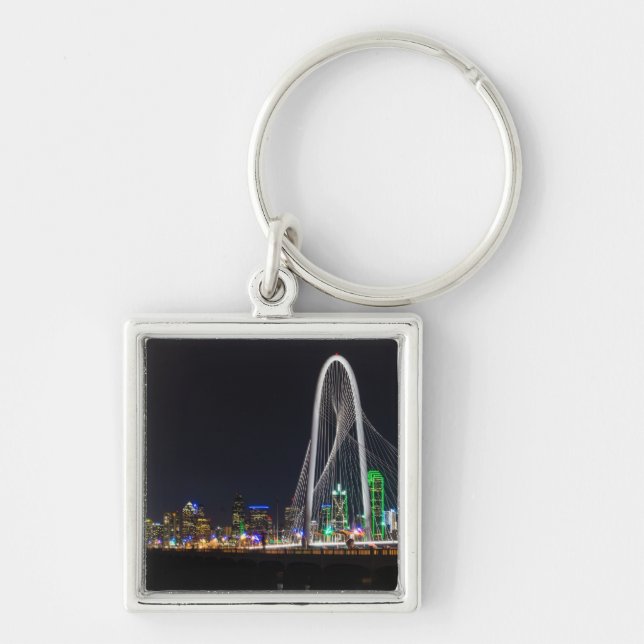 At The Margaret Hunt Hill Bridge Key Ring (Front)