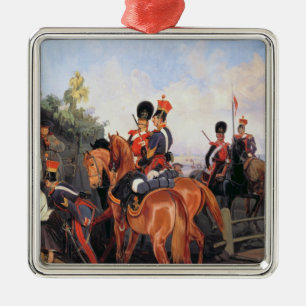 At the Mile Stone, 1859 Metal Tree Decoration