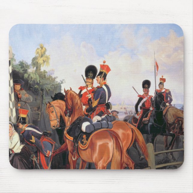 At the Mile Stone, 1859 Mouse Pad (Front)