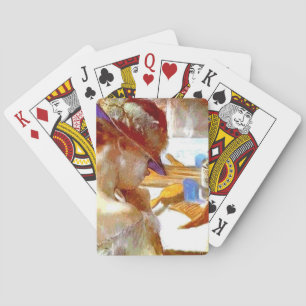 "At The Mirror" by Edgar Degas Playing Cards