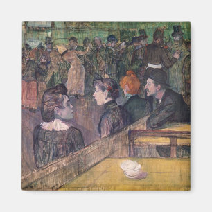At the Moulin de la Galette, 1899 Magnet